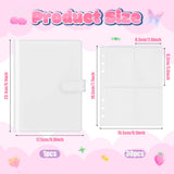 PANTIDE DIY Lace A5 Kpop Photocard Binder Album with 30 Pages 240 Pockets