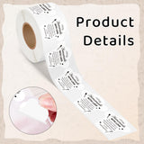 PANTIDE 500 Count Cottage Food Law Labels Sticker White Chef Hat Shaped