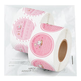 PANTIDE 1000 Count Cottage Food Law & Allergy Alert Labels Pink Stickers
