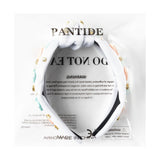PANTIDE Labor Delivery Nurse Jeweled Knotted Headband - NICU Nurse Midwife Rhinestone Crystal Pearl Embellished Headband Wide Top Knot Hair Accessories Outfits Nurses Day Gift For Women Girl (White)