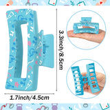 PANTIDE 4Pcs Physical Therapy Hair Claw Clips for Physical Therapist Women