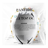 PANTIDE Easter Jeweled Knotted Headband - Spring Colorful Rhinestone Crystal Embellished Headband Non Slip Wide Top Knot Costume Hairband Hair Accessories Party Birthday Gift for Women Girls (White)
