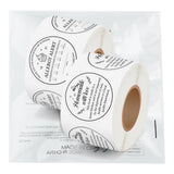 PANTIDE 1000 Count Cottage Food Law & Allergy Alert Labels White Stickers