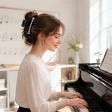 PANTIDE 4Pcs Colorful Musical Notes Hair Claw Clips for Women Girls
