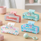 PANTIDE 4Pcs NICU Nurse Hair Claw Clips for Women Girls Midwife Doctor