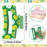PANTIDE 4Pcs Pickleball Players Sport Lover Hair Claw Clips for Women Girls