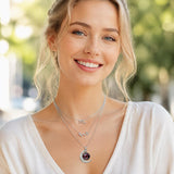 PANTIDE 3Pcs Scorpio Zodiac Crescent Moon Layer Necklaces for Women Girls