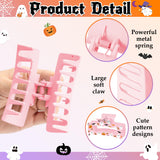 PANTIDE 4Pcs Halloween Cute Ghost Hair Claw Clips for Women Girls