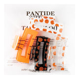 PANTIDE 4Pcs Basketball Hair Claw Clips for Women Girls - Sport Game Day Rectangle Nonslip Banana Hair Clips, Thin Thick Short Long Curly Hair Accessories, School Daily Basketball Party Birthday Gift