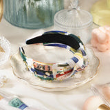 PANTIDE Book Jeweled Knotted Headband for Reading Lovers Women Girls