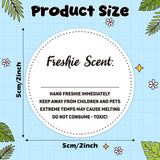 PANTIDE 500 Count Freshiess Scent Care Instruction Stickers (White)