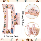 PANTIDE 4Pcs Dachshund Dog Puppy Lovers Hair Claw Clips for Women Girls