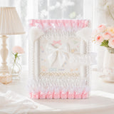 PANTIDE DIY Lace A5 Kpop Photocard Binder Album with 30 Pages 240 Pockets
