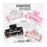 PANTIDE 4Pcs Pink Halloween Cute Ghost Hair Claw Clips for Women Girls