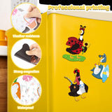 PANTIDE Goose Costume Magnet Set - 16 Set Spring Summer Goose Outfits Dress up Fridge Magnets, Decoration for Home Refrigerator Door Car Lockers, Funny Costume Magnetic Stickers