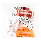 PANTIDE 4Pcs Sports Ball Hair Claw Clips for Women Girls - Football Basketball Soccer Baseball Rectangle Nonslip Hair Clips, Thin Thick Short Long Curly Hair Accessories, School Party Birthday Gift