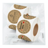 PANTIDE 1000 Count Cottage Food Law & Allergy Alert Labels Kraft Stickers