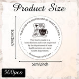 PANTIDE 500 Count Thank You for Supporting My Small Business Label Stickers