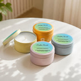 PANTIDE 500 Count Freshiess Scent Care Instruction Stickers (Green Blue)