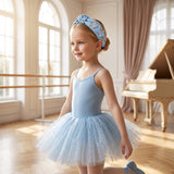 PANTIDE Blue Ballerina Jeweled Knotted Headband for Dancer Women Girls