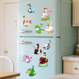 PANTIDE Goose Costume Magnet Set - 16 Set Spring Summer Goose Outfits Dress up Fridge Magnets, Decoration for Home Refrigerator Door Car Lockers, Funny Costume Magnetic Stickers