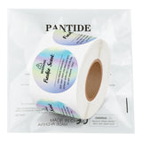 PANTIDE 500 Count Holographic Freshiess Scent Care Instruction Stickers