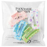 PANTIDE 4Pcs Spring Summer Floral Hair Claw Clips for Women Girls - Cute Flowers Rectangle Nonslip Banana Hair Clips, Thin Thick Short Long Curly Hair Accessories, Holiday Party Birthday Gift