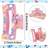 PANTIDE 4Pcs Pharmacy Technician Nurses Hair Claw Clips for Women Girls