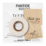 PANTIDE 500 Count Cottage Food Law Labels Stickers & 120Pcs Thank You Card