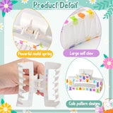 PANTIDE 4Pcs Easter Hair Claw Clips for Women Girls - Cute Bunny Rabbit Egg Rectangle Nonslip Banana Hair Clips, Thin Thick Short Long Curly Accessories, Easter Spring Party Birthday Gift