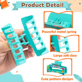 PANTIDE 8Pcs Book Hair Claw Clips for Women Girls - Back to School Bookish Reading Club Funny Rectangle Nonslip Banana Hair Clips, Thin Thick Short Long Curly Hair Accessories, Teacher Book Lover Gift