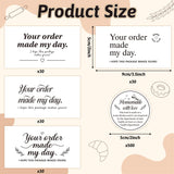 PANTIDE 500 Count Cottage Food Law Labels Stickers & 120Pcs Thank You Card