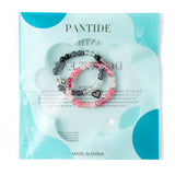 PANTIDE 2Pcs Shiny Heart Inspired Friendship Bracelets for Best Friend Christmas Magnetic Matching Bracelets for Couples Lover Family Big Sister Long Distance Relationship Beads Jewelry Gift