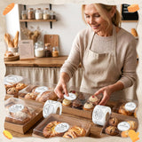 PANTIDE 1000 Count Cottage Food Law & Allergy Alert Labels White Stickers