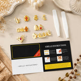 PANTIDE 8Pcs Gold Grillz for Teeth Halloween Hip Hop Jewelry Men Women