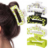 PANTIDE 4Pcs Tennis Player Sports Lover Hair Claw Clips for Women Girls