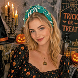 PANTIDE Magic Wizard Jeweled Knotted Headband for Halloween Women Girls