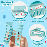 PANTIDE 8Pcs Nurse Hair Claw Clips for Women Girls - Cute Medical Heart Rectangle Nonslip Banana Hair Clips, Thin Thick Short Long Curly Accessories, Nurses Day Gift for Nursing Student Doctors