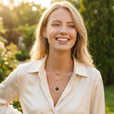 PANTIDE 3Pcs Scorpio Zodiac Crescent Moon Layer Necklaces for Women Girls