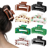PANTIDE 8Pcs Football Sport Game Day Hair Claw Clips for Women Girls