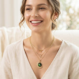 PANTIDE 3Pcs Aries Zodiac Crescent Moon Layer Necklaces for Women Girls