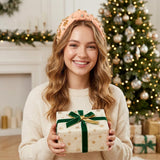 PANTIDE Christmas Gingerbread Man Jeweled Knotted Headband for Women Girls
