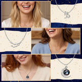 PANTIDE 3Pcs Capricorn Zodiac Crescent Moon Layer Necklaces for Women Girls