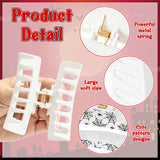 PANTIDE 4Pcs Halloween Spooky Blood Skull Hair Claw Clips for Women Girls