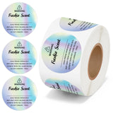 PANTIDE 500 Count Holographic Freshiess Scent Care Instruction Stickers