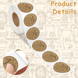PANTIDE 500 Count Cottage Food Law Labels Stickers (Natural Kraft)