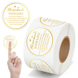 PANTIDE 500 Count Clear Cottage Food Law Labels Transparent PVC Stickers