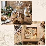PANTIDE 500 Count Cottage Food Law Labels Stickers & 120Pcs Thank You Card