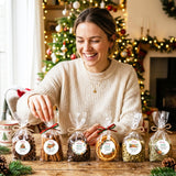 PANTIDE 108Pcs Christmas Stovetop Potpourri Tag Gifts Stickers (Holiday)