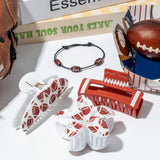 PANTIDE 3Pcs Football Sport Game Day Hair Claw Clips for Women Girls